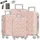 Kesser KESSER® Reisekoffer Set 4-teilig Kofferset ABS Hartschalenkoffer mit Zahlenschloss, Kofferwaage & Reisebrieftasche 360° Rollen Handgepäck & große Koffer für Business & Reise Trolley