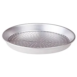 Baldassare Agnelli Pentole Agnelli Pasteria und Pizza-Kuchenform, rund, aus Legierung, 3003, gelocht, Aluminium, 50 x 50 x 3 cm