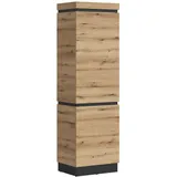 Die Möbelfundgrube Corte Garderobenschrank 60 x 45 x 200 cm grau