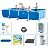 Rechteckiger Frame Pool - 450x220x84 Cm - 7-teilig  S60