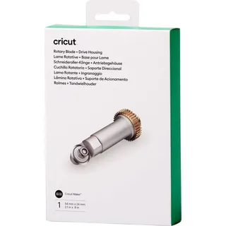 Cricut Rotary Blade inkl. Werkzeuggehäuse Schneiderolle Silber