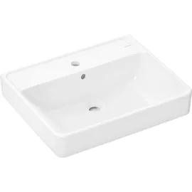 Hansgrohe Xanuia Q Waschtisch 1 Hahnloch und Überlauf, weiß
