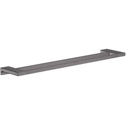 hansgrohe AddStoris Doppelbadetuchhalter, Accessoires, brushed black chrome