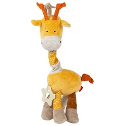 Sigikid Greifspielzeug Babyspielzeug Spiel-Plüschtier Giraffe PlayQ (1-tlg) gelb