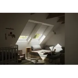 VELUX Verdunkelungsrollo DKL P08 1025 uni weiß/aluminium