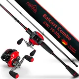 Paradox Fishing PX Hyper Baitcast Combo 2,10m I 10-20g I mit Hyper Cast Baitcast Rolle I Baitcast Rute Hecht – Baitcaster Combo