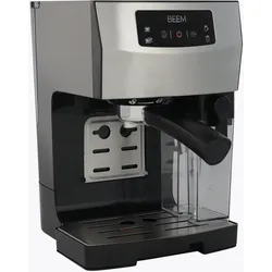 BEEM Siebträgermaschine Espresso Classico II, Schwarz/Edelstahl