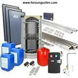 Solaranlage heizungsunt.st. (therm.) mit Hygienespeicher 500L; 10m2, 4 Kol BAFA!