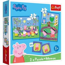 Magni 2 in 1 Puzzle & Memo Peppa Pig