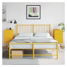 vidaXL Nachtschrank 36 x 39 x 78 cm Senfgelb