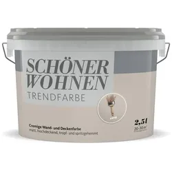 SCHÖNER WOHNEN FARBE Wand- und Deckenfarbe »Trendfarben«, cosy, 2,5l - beige
