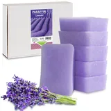 Kosmetex Wellness-Paraffinbad Lavender Lavendel – Paraffin-Entspannungsbad für Hände und Füße – Paraffinwachs – Paraffin-Block für Wachserwärmer (6x 500ml)