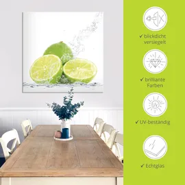 ARTland »Limette mit Spritzwasser« 20x20cm (48997108-0)