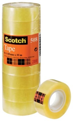 SCOTCH Klebefilm 15mmx33m transparent 10RL