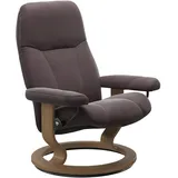 Stressless Relaxsessel Consul Kunstleder 76 x 100 x 71 cm Rot mit Classic Base