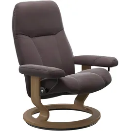 Stressless Relaxsessel Consul Kunstleder 76 x 100 x 71 cm Rot mit Classic Base
