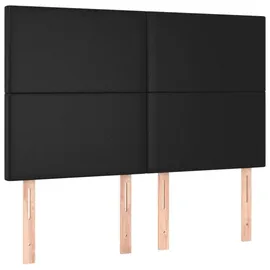 vidaXL Boxspringbett 140 x 200 cm Schwarz