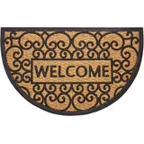 HANSE HOME Welcome 45 x 75 cm Braun/Schwarz