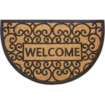 HANSE HOME Welcome 45 x 75 cm Braun/Schwarz