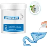 Toilet Active Oxygen Agent, 2025 New Rohrreiniger, Schäumender Reiniger für die Toilette, Schäumend für Toiletten-Hockpfannen, Urinale, Rohrreinigung (1, 250g)