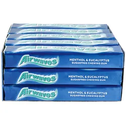Airwaves Menthol & Eukalyptus zuckerfrei 12 Stück, 30er Pack
