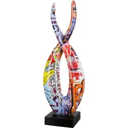 Casablanca by Gilde Dekofigur Skulptur Flame Street Art (1 St) bunt