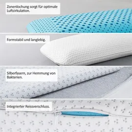 Genius eazzzy Schaumkissen 40 x 80 cm Weiß