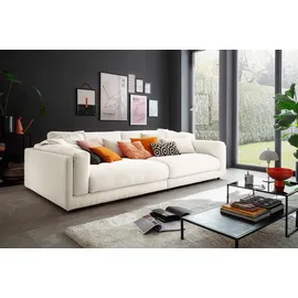 KAWOLA Big Sofa RAINA Cord cremeweiß