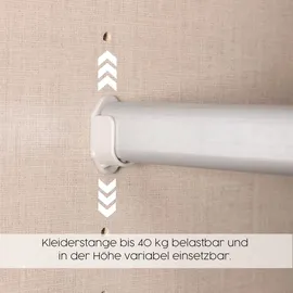 Rauch Schlafzimmer-Set "Monza", weiß (alpinweiß, graumetallic), Bett 160x200cm + ohne Matratze, B/H: 160cm x 200cm, Bett 160x200cm, Schlafzimmermöbel-Sets, mit Drehtürenschrank Breite 226 cm, Bettanlage in 2 Breiten