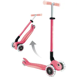 GLOBBER Elite Glow Lights Scooter Pastellrosa