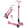 GLOBBER Elite Glow Lights Scooter Pastellrosa