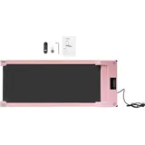 Laufband - JC390 - Elektrisches klappbares Walking Pad für Zuhause - 1,0 PS 0,74 kW - 1–6 km/h - LED-Display - 100 kg Tragkraft - Pink