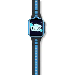Digital Smartwatch Rechteckig IPX7 4G  SW1 Kids (Schwarz, Blau)
