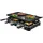 Adler AD 6616 Raclette Elektrogrill Tisch, 1400 W, Schwarz/Edelstahl (AD 6616)