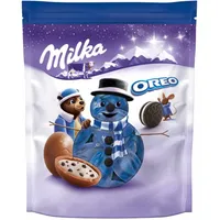 Milka Bonbons Oreo Alpenmilch Schokolade mit Milchcreme Füllung 86g