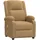 vidaXL Massagesessel 342418 Samt 93 x 98 x 93 cm Braun mit verstellbarer Rückenlehne und Massagefunktion