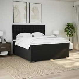 vidaXL Boxspringbett 180 x 200 cm Schwarz