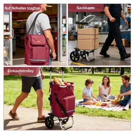 Sekey Einkaufstrolley Rot 42 l