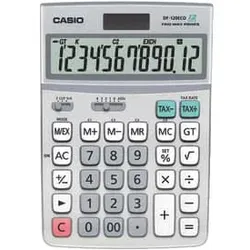 Taschenrechner 12-stellig CASIO DF-120ECO 122x174,5x35,7mm BxHxT