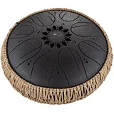 Meinl Sonic Energy Medium Octave Steel Tongue Drum H-Moll, Schwarz