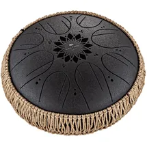 Meinl Sonic Energy Medium Octave Steel Tongue Drum H-Moll, Schwarz