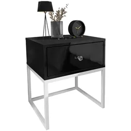 lookway Nachtschrank BLANCO Loft 45 x 37 x 53 cm Schwarz