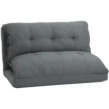 Homcom Bodenstuhl 2-in-1 mit 13 Positionen Verstellbare Rückenlehne für Wohnzimmer, Sessel, Polstersessel