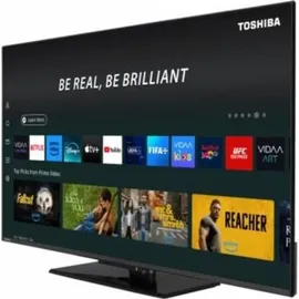 Toshiba 50QV3F63DG TV 127 cm 50 4K Ultra HD, Smart TV Wi-Fi Black 320 cd/m2 - Schwarz