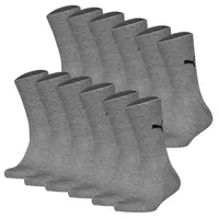 Puma Socken-Sets 12er Pack Grau/Schwarz 39-42