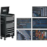 BGS Werkstattwagen Profi Standard Maxi 12 Schubladen mit 263 Werkzeugen