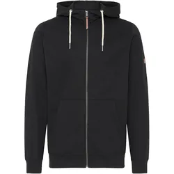 Kapuzensweatjacke SOLID "Kapuzenfleecejacke SDSIMA", Herren, Gr. XL, schwarz (true schwarz), Obermaterial: 65% Polyester PES. 35% Baumwolle CO., Sweatjacken