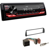 JVC KD-X182DB 1-DIN Media Autoradio AUX-In USB DAB+ mit Einbauset für Citroen Xsara + Picasso