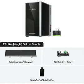 Xtool F2 Ultra Dual Laser Engraver, Bundle: Deluxe Bundle