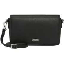 L.Credi Jane Clutch Kunstleder Black